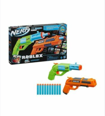 NERF Roblox Jailbreak Armory 2 Dart-firing Blasters Pack Hammer Action Toy Gun